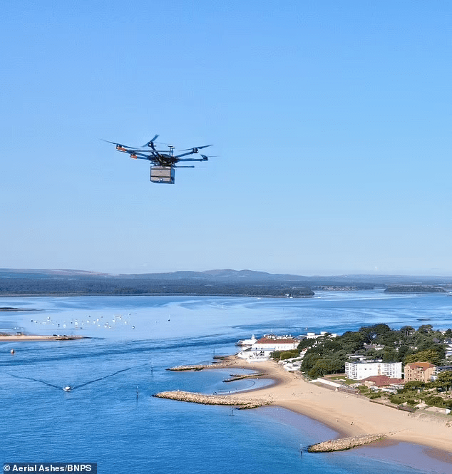 88439267 13735225 The drone over Sandbanks which was used to drop the deceased ash m 68 1723472679701 88439267 13735225 The drone over Sandbanks which was used to drop the deceased ash m 68 1723472679701