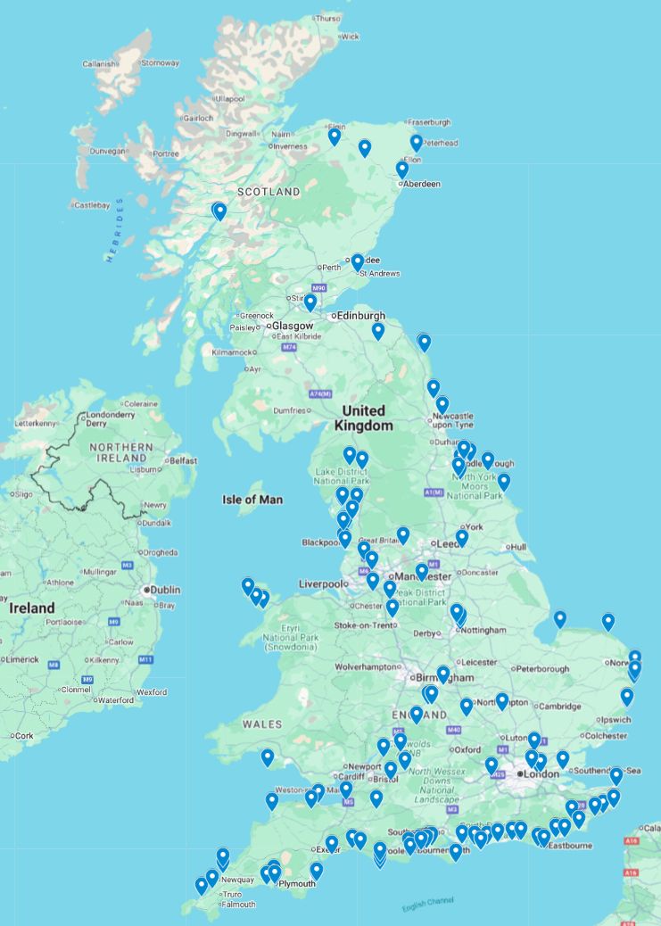 map of all scatterings