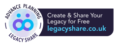 Legacy-share-badge for websites