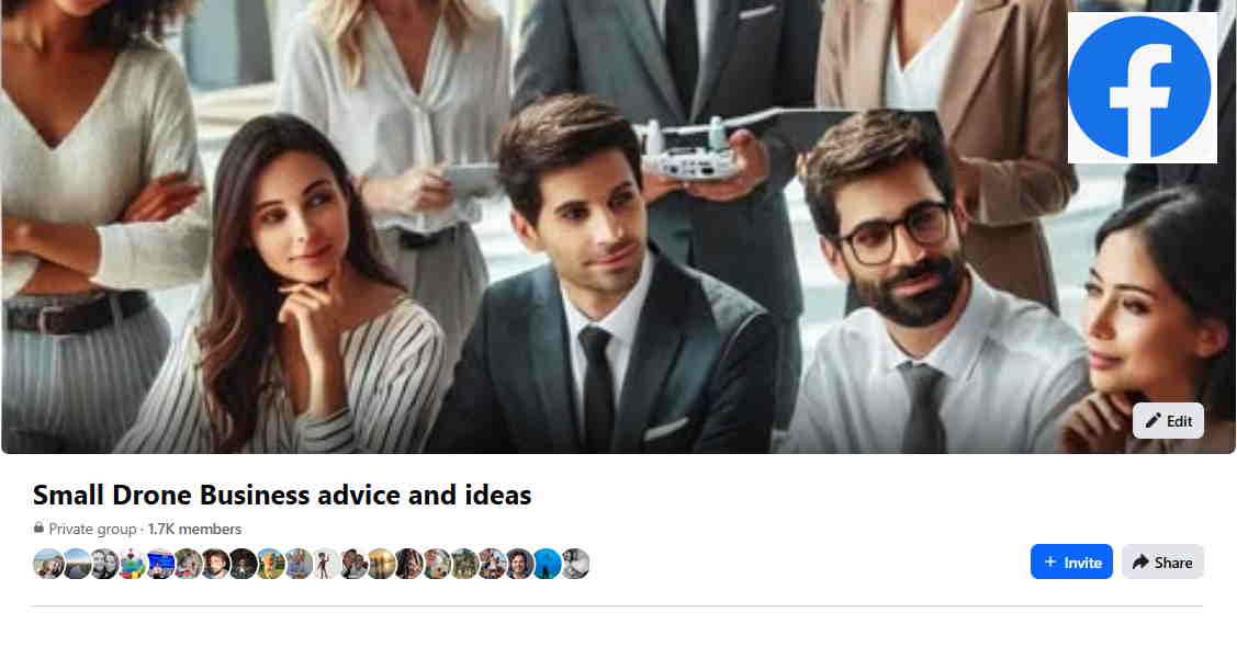small drone busienss facebook